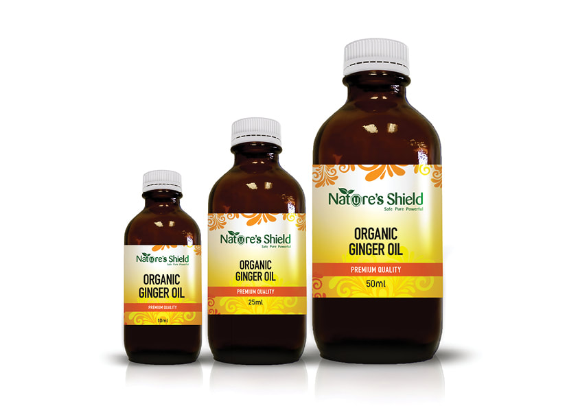 Organic Ginger Oil | Ginger Oil Australia | Melbourne - 25ml, 50ml & 10ml